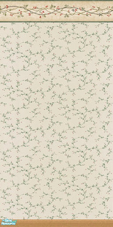 Sims 2 — Colors of Christmas Vine by kittyispretty69 — A cheery Christmas themed wallpaper.