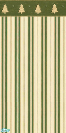 Sims 2 — Colors of Christmas Trees by kittyispretty69 — A cheery Christmas themed wallpaper.