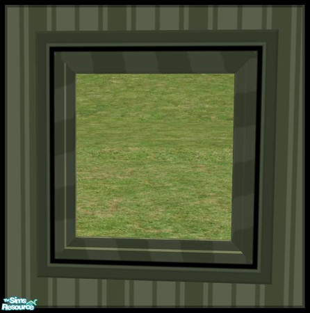 Sims 2 — NK PI Square Mirrors - Olive by MoMama — An Olive mirror so your Sims can see themselves clearly.