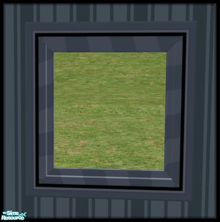 Sims 2 — NK PI Square Mirrors - Dusty Blue by MoMama — A Dusty Blue mirror so your Sims can see themselves clearly.