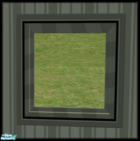 Sims 2 — NK PI Square Mirrors - Drab Green by MoMama — A Drab Green mirror so your Sims can see themselves clearly.