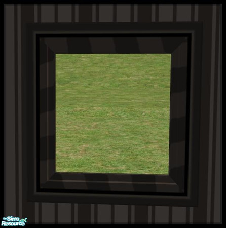 Sims 2 — NK PI Square Mirrors - Dark Grey by MoMama — A Dark Grey mirror so your Sims can see themselves clearly.