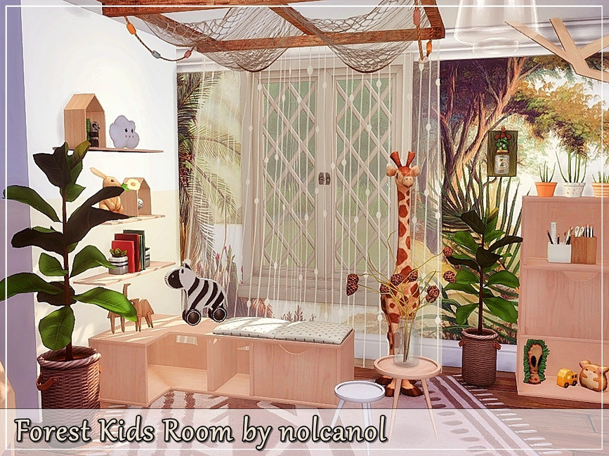 The Sims Resource Forest Kids Room Tsr Cc Only