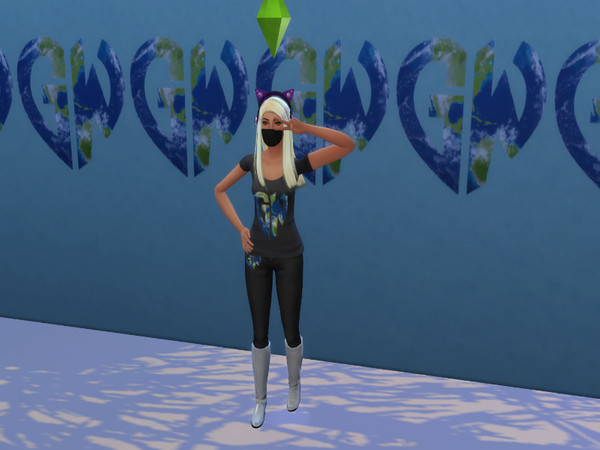 Sims 4 — Good World Wallpaper by Deku_Mariposa09 — This is wallpaper from my group The Good World, please join here. -