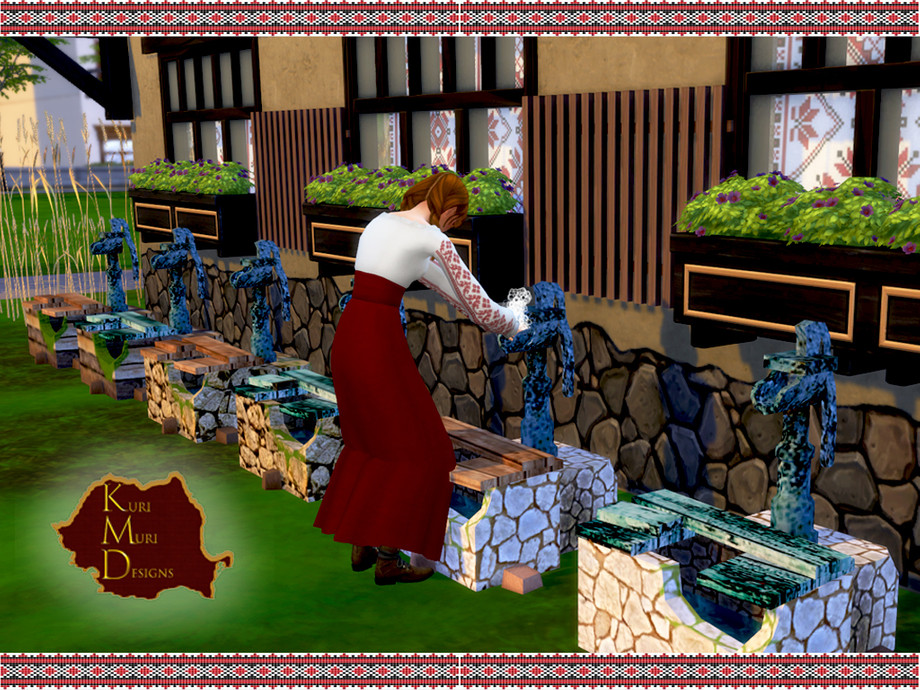 The Sims Resource Functional Vintage Style Water Pump