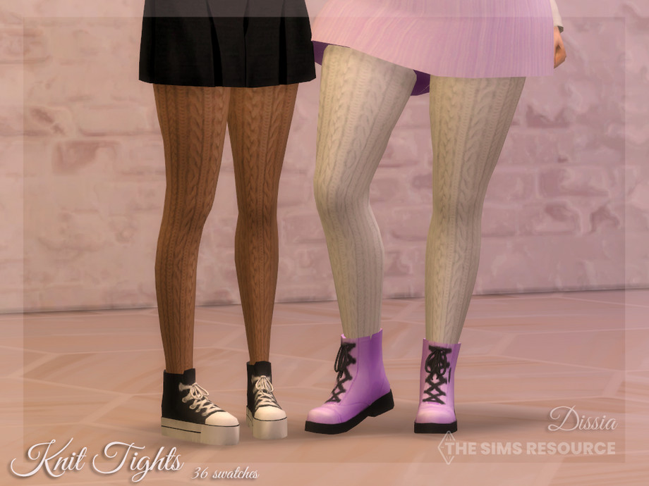The Sims Resource - Knit Tights