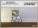 Sims 4 — George III - Wallpaper with Panelling by juicyc — Georgian-inspired wallpaper with panelling coming in 15