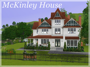 Sims 3 — McKinley House by missyzim — Beautiful Victorian home built on the Goth lot in Sunset Valley. First floor has a