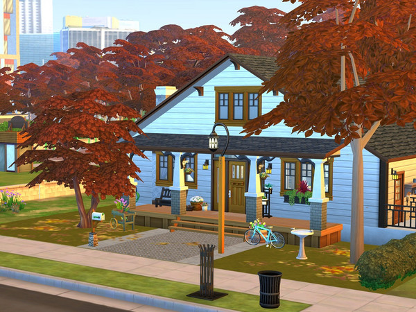 Sims 4 — Fern Park Craftsman (no cc) by gaming4nachos — Grandma Crockett was a spunky old gal. Rather than meet other