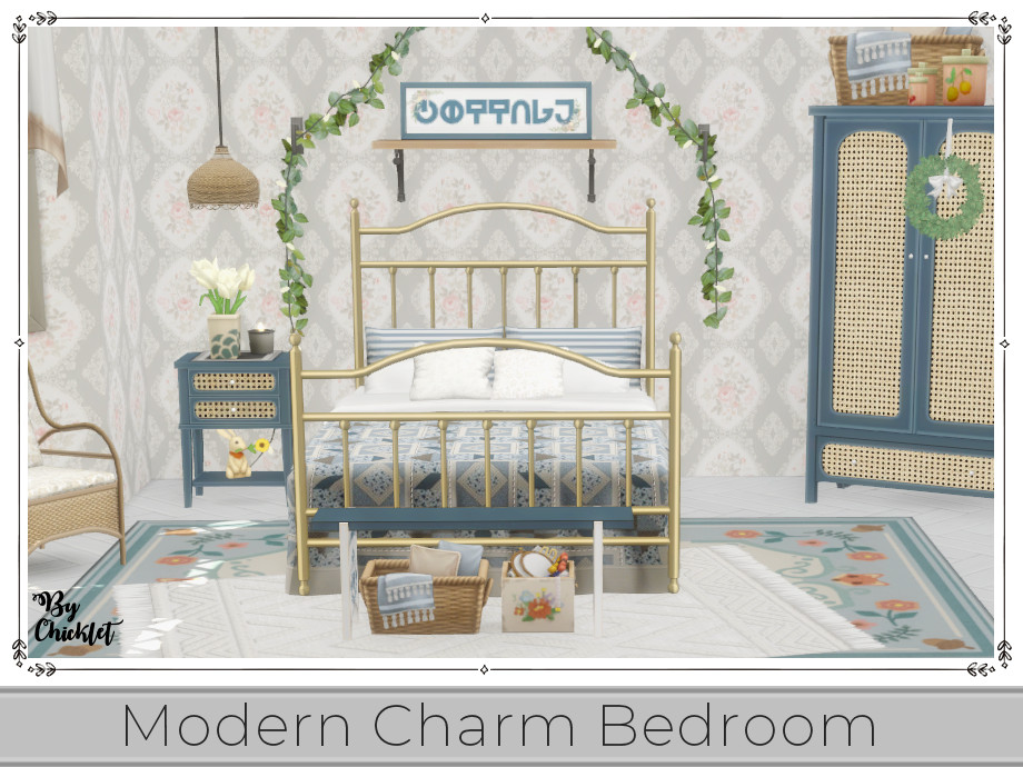 sims 4 bedroom cc maxis match