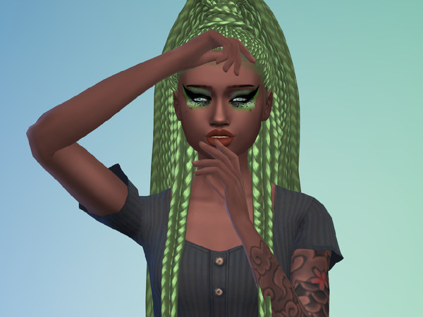 Sims 4 — Messy Eyebag Liner and Shadow by myzeze — first time doing makeup cc I hope you guys think its okay :D -5