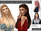 Sims 4 — Retexture NC 'Break Free' - Mesh needed by wasssabi2 — Retexture of Nightcrawler's 'Break Free' hairstyle *****