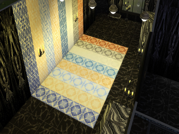 Sims 4 — Art Deco 4 set 2 by Decaysha — 10 Art deco inspired seamless floor swatches by Decaysha.