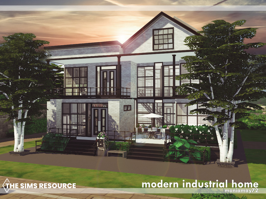 The Sims Resource - Modern Industrial Home