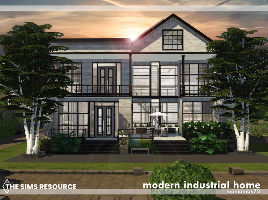 The Sims Resource - Modern Industrial Home