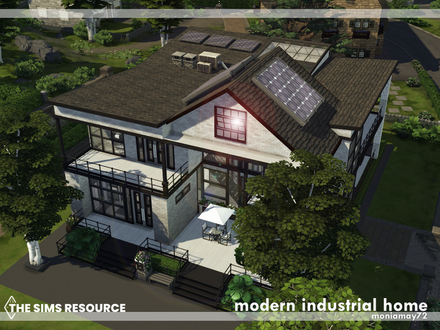 The Sims Resource - Modern Industrial Home
