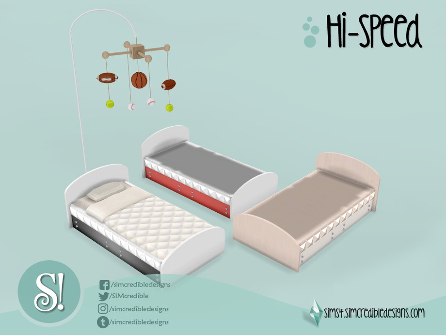 The Sims Resource Hi Speed Toddler Bed Frame