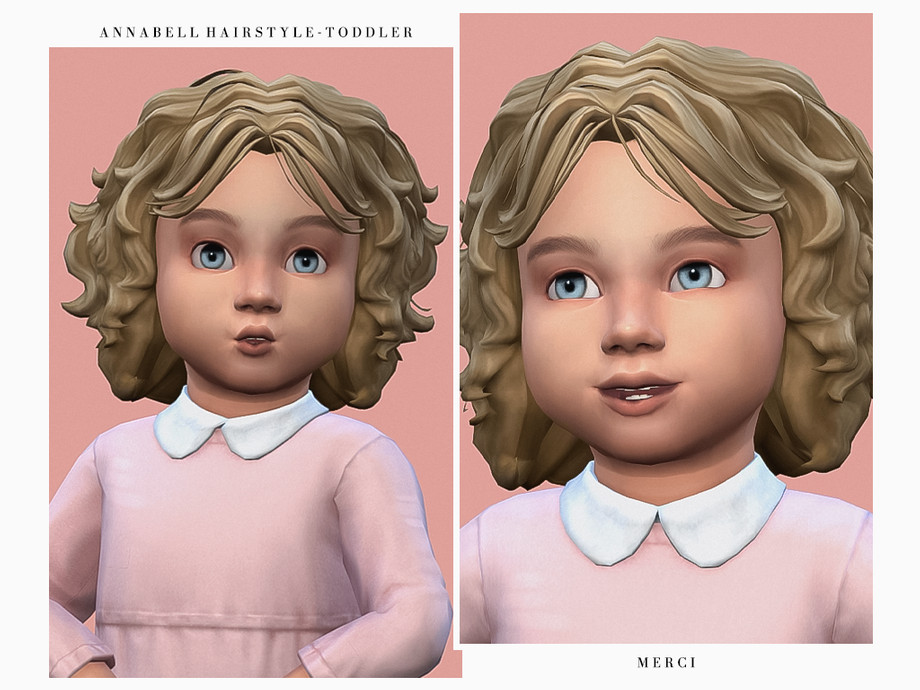 The Sims Resource - Annabell Hairstyle - Toddler