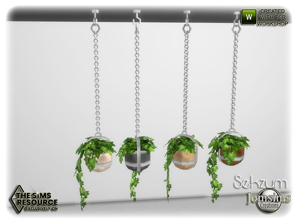 Sims 4 — Sekzum bedroom ceiling plant2 by jomsims — Sekzum bedroom ceiling plant2