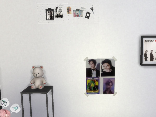Sims 4 — EXO Xiumin Kyungsoo Chanyeol Suho poster by yep4andy — another exo poster