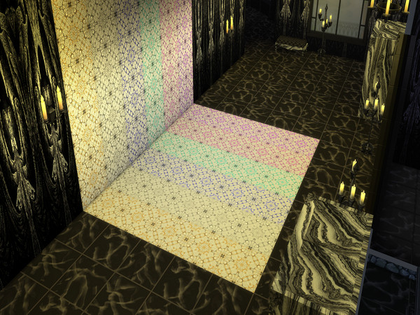 Sims 4 — Geometric flooring by Decaysha — 6 geometric inspired seamless floor swatches by Decaysha.. 