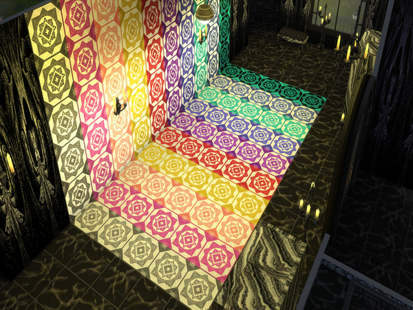 Sims 4 — Tile Style 1 flooring by Decaysha — 10 tile style seamless floor swatches by Decaysha.