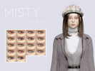 Sims 4 — CANIA Lens 05 (Cool Ver) - Misty by CANIA0153 — - 17 Swatches - - Applies to all ages and genders - You can get