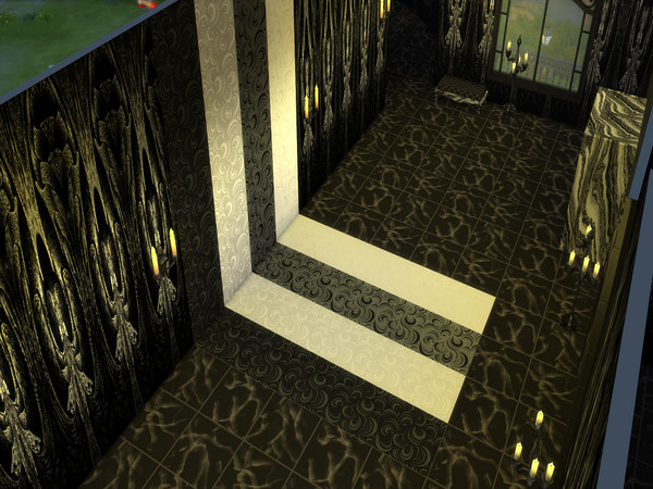 Sims 4 — Swirls 3 flooring by Decaysha — 4 seamless swirl floor swatches by Decaysha. 