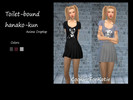 Sims 4 — Toilet-Bound Hanako-Kun (tbhk) Anime Crop top  by Cookiezforkatie — This is for all the TBHK fans who play the