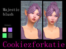Sims 4 — Majestic Blush by Cookiezforkatie — We need more mystical cc in the sims, So i made this blush for deer sims,