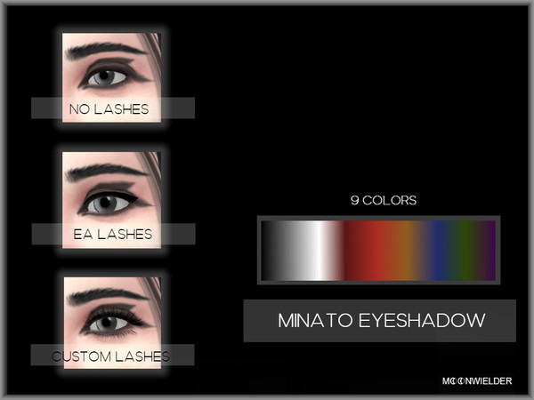 Sims 4 — Minato Eyeshadow by Moonwielder — Strong eyeshadow