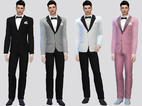 The Sims Resource - Francesco Tuxedo Suit