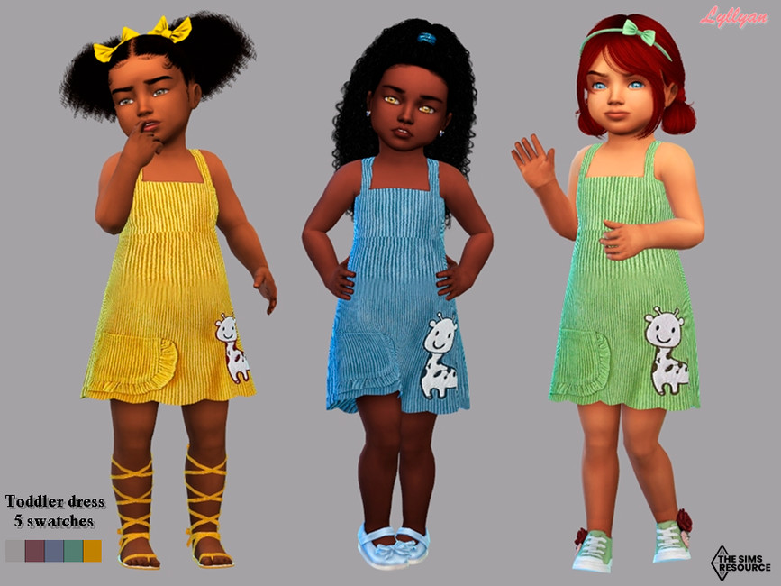 The Sims Resource - Toddler dress- Samira