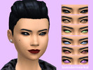 Sims 4 — Default Alien Eyes For Humans by lavendermeerkat — Alien eyes for humans as default replacement. This is for
