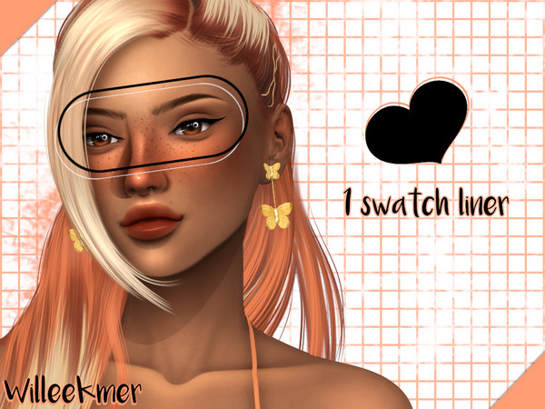 Sims 4 — Maya Eyeliner by Willeekmer — BGC 1 swatch Teen - Elder Male - Female Custom thumbnail Disallowed for randoms