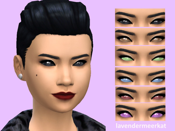 Sims 4 — Default Alien Eyes For Humans by lavendermeerkat — Alien eyes for humans as default replacement. This is for