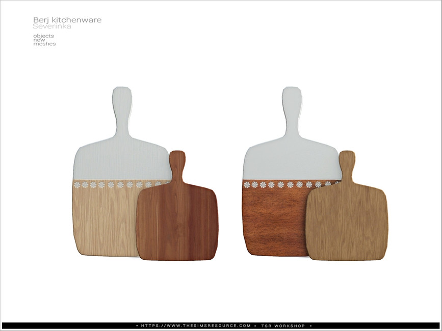 The Sims Resource Berj kitchenware cutting boards v1