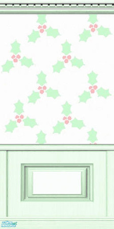 Sims 2 — Dancing Holly Variation by Velly_0_Belly — A variation on my Dancing Holly wallpaper. I used Maxis walls as a