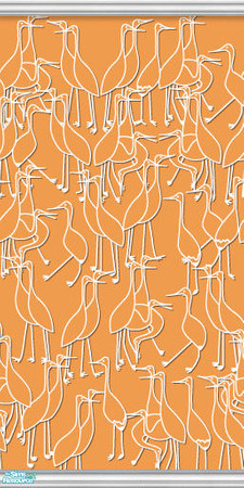 Sims 2 — Studio K Cranes - Papaya by StudioKhagerks — Part of the Studio K Cranes Series. 28 colors total. Coordinates
