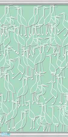 Sims 2 — Studio K Cranes - Mint by StudioKhagerks — Part of the Studio K Cranes Series. 28 colors total. Coordinates with