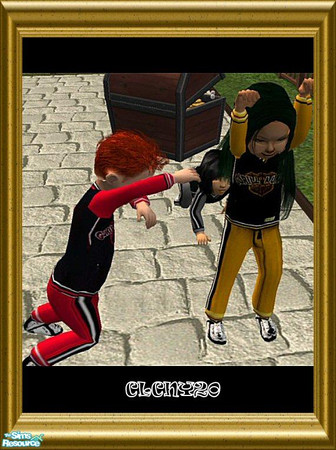 Sims 2 — Gorilla-Unit Outfits For Toddlers by clcny20 — The complete set of these Gorilla-Unit outfits for toddler girls