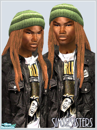 Sims 2 — S2S Rasta Style hair - #390775 Recolor by sims2sisters — Available for child, teen, YA, Adult and Elder