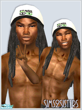 Sims 2 — S2S Rasta Style hair - #390775 Recolor by sims2sisters — Available for child, teen, YA, Adult and Elder