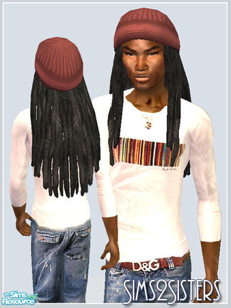 Sims 2 — S2S Rasta Style hair - #390775 Recolor by sims2sisters — Available for child, teen, YA, Adult and Elder