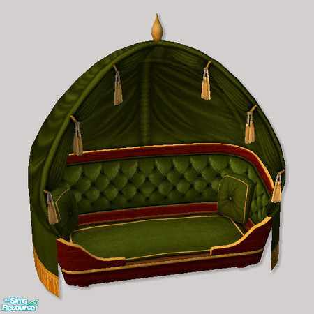 Sims 2 — Pet Basket Fantastic - olive by chrissy6930 — Recolor of Pet Basket Fantastic.