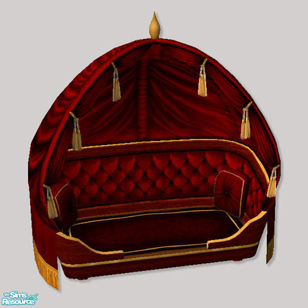 Sims 2 — Pet Basket Fantastic - burgundy by chrissy6930 — Recolor of Pet Basket Fantastic.