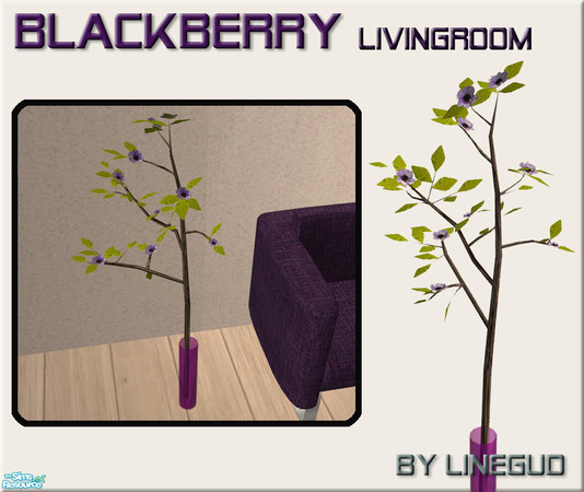 Sims 2 — Blackberry livingroom - Flower branch  by linegud — A new modern livingroom set with a soft touch....