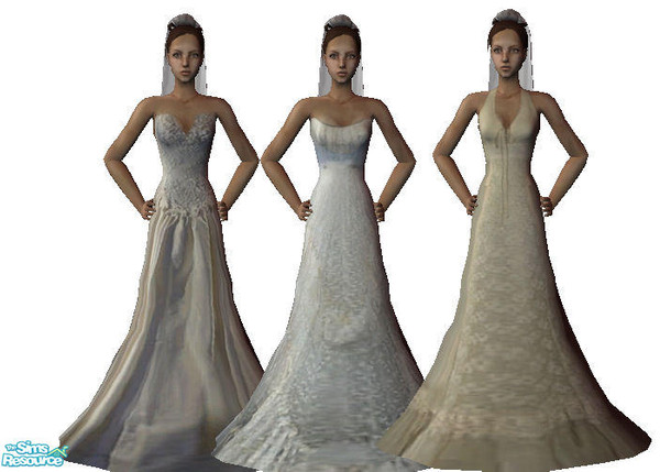 Sims 2 — bridal set by mereltje — none