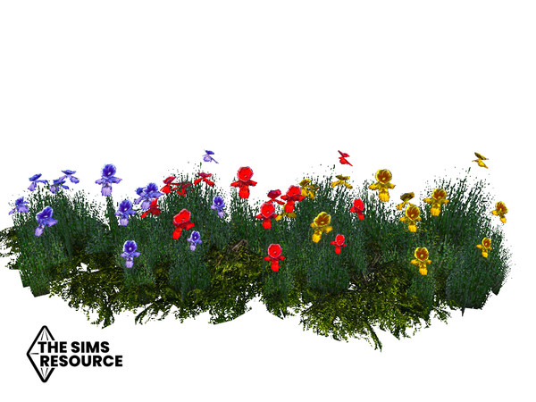Sims 4 — How Does Your Garden Grow Iris by seimar8 — Maxis match Iris flowers Base Game