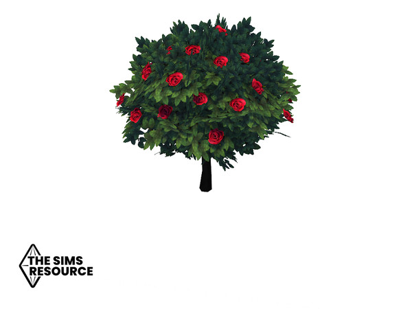 Sims 4 — How Does Your Garden Grow Red Rose Bush by seimar8 — Maxis match red rose bush Base Game